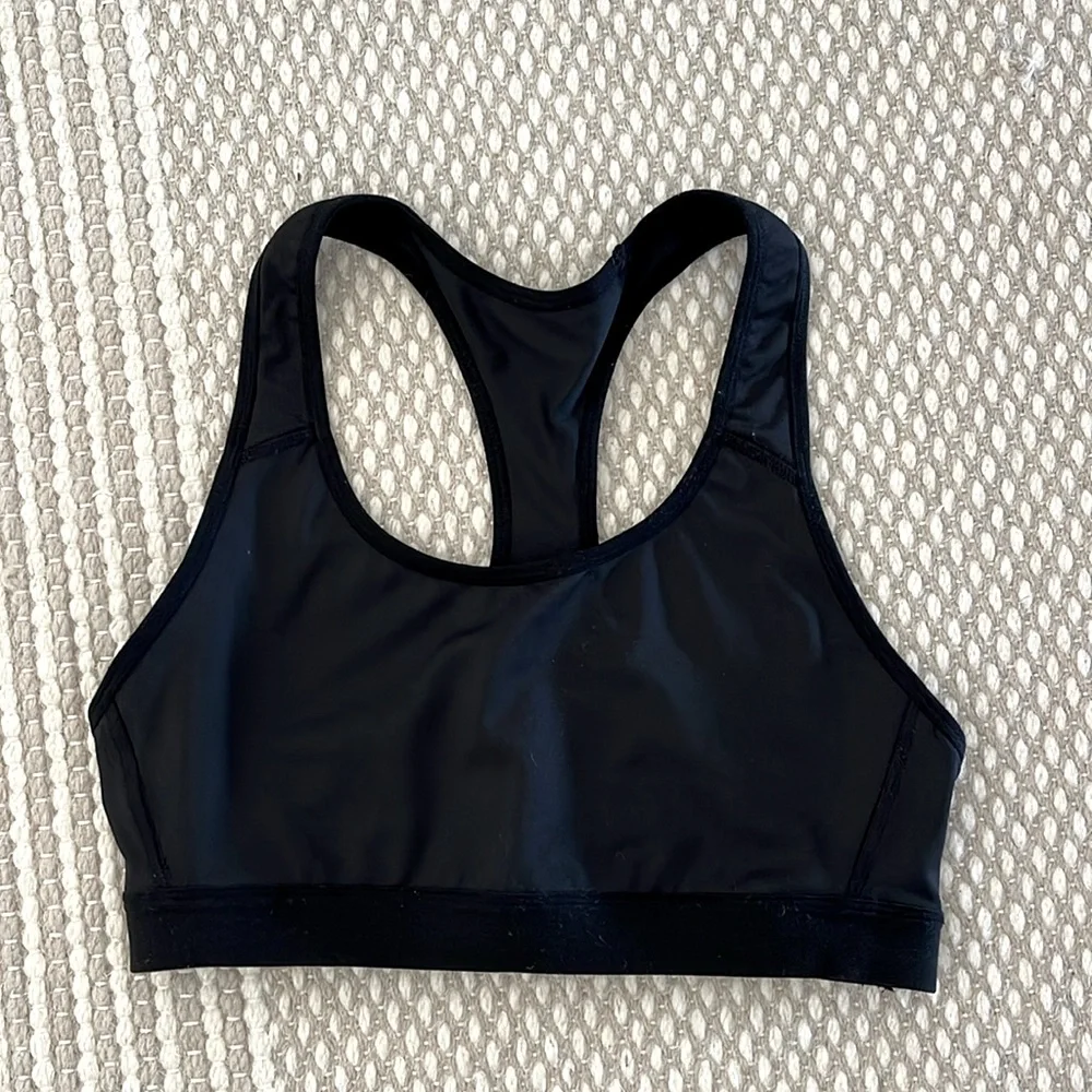 NEW Black Sports Bra Power Core